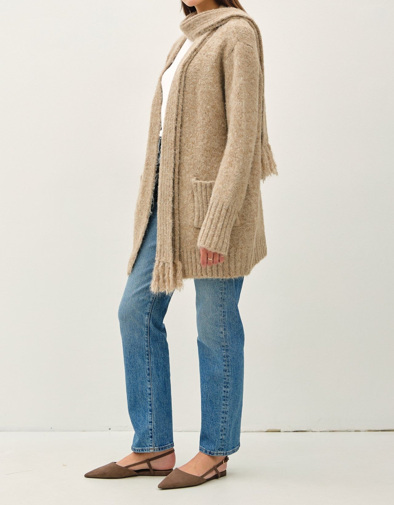 Scarf Cardigan