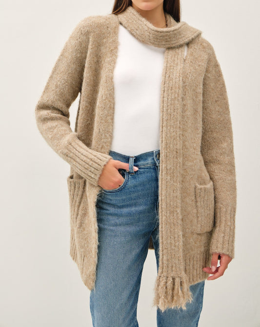 Scarf Cardigan