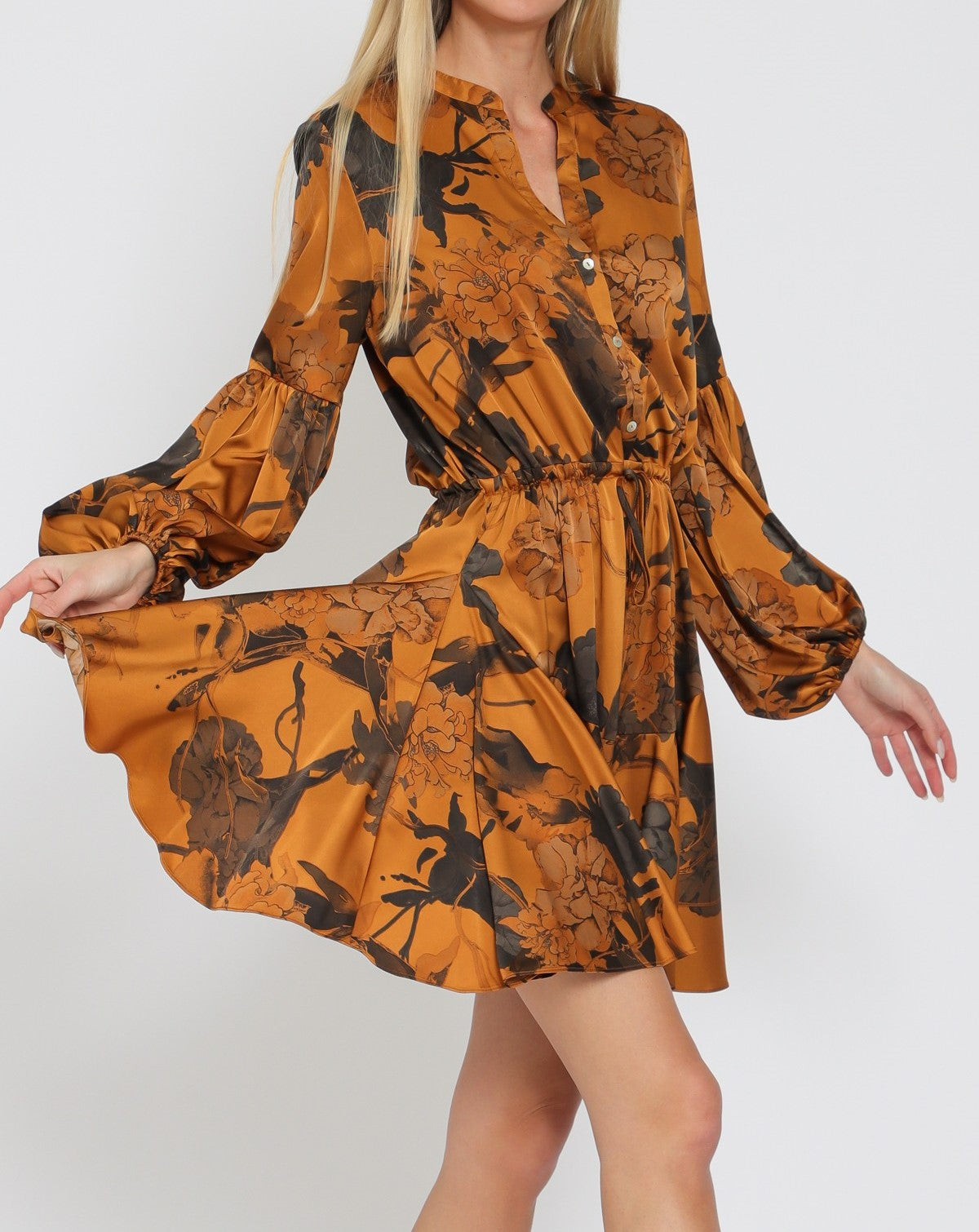 Golden Swing Dress