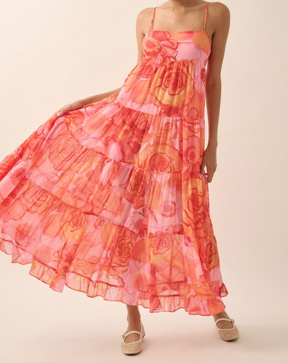 Floral Chiffon Dress