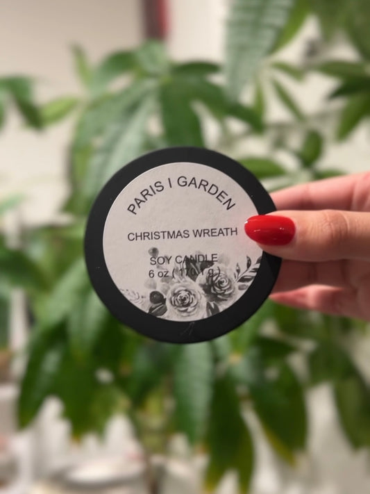 Christmas Wreath Candle