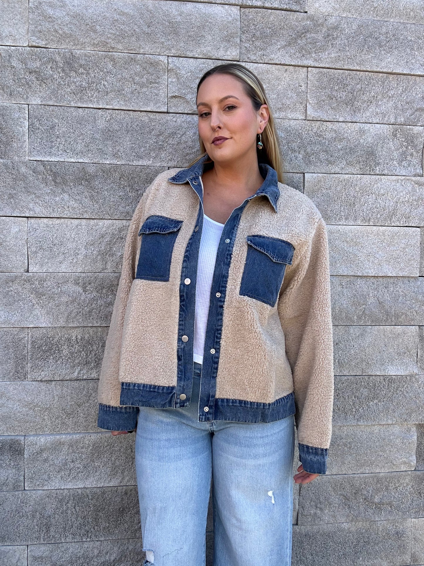 Mixed Denim Jacket