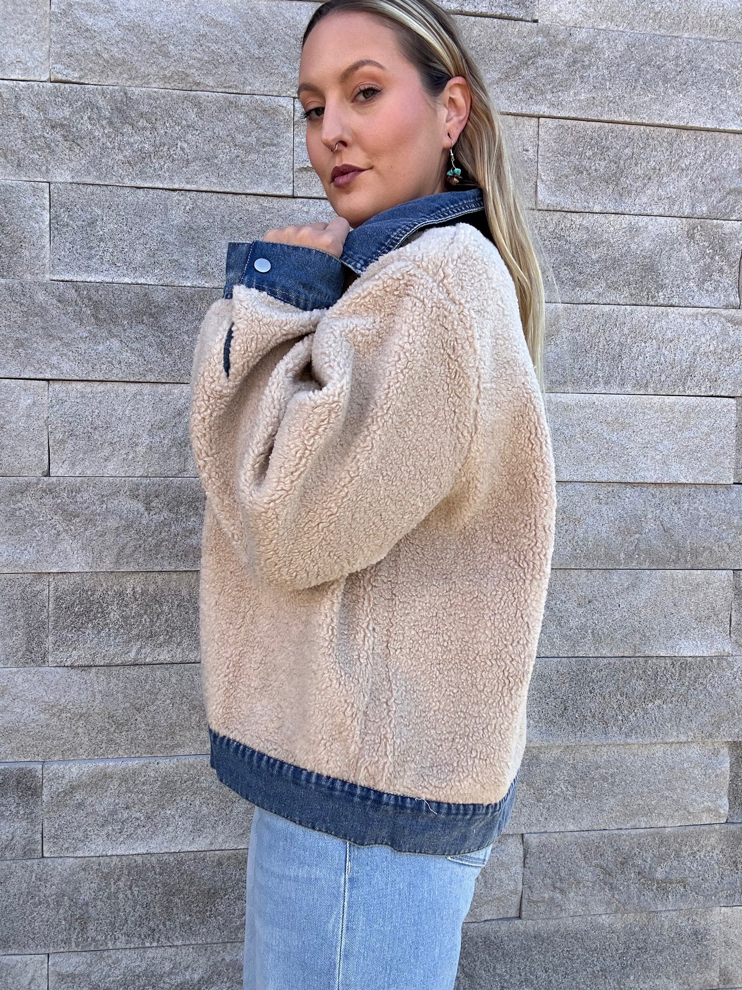 Mixed Denim Jacket