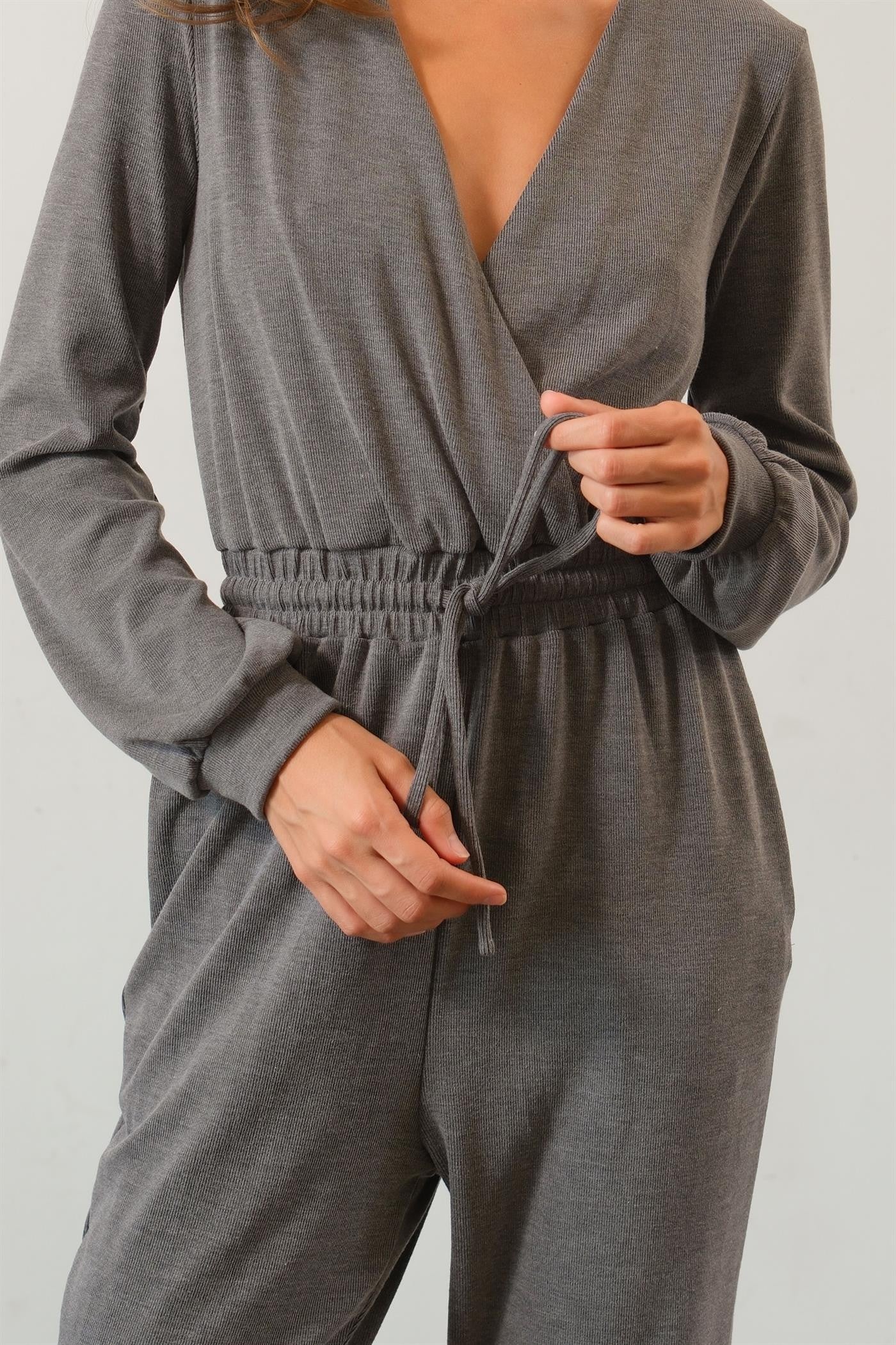 Drawstring Jumpsuit