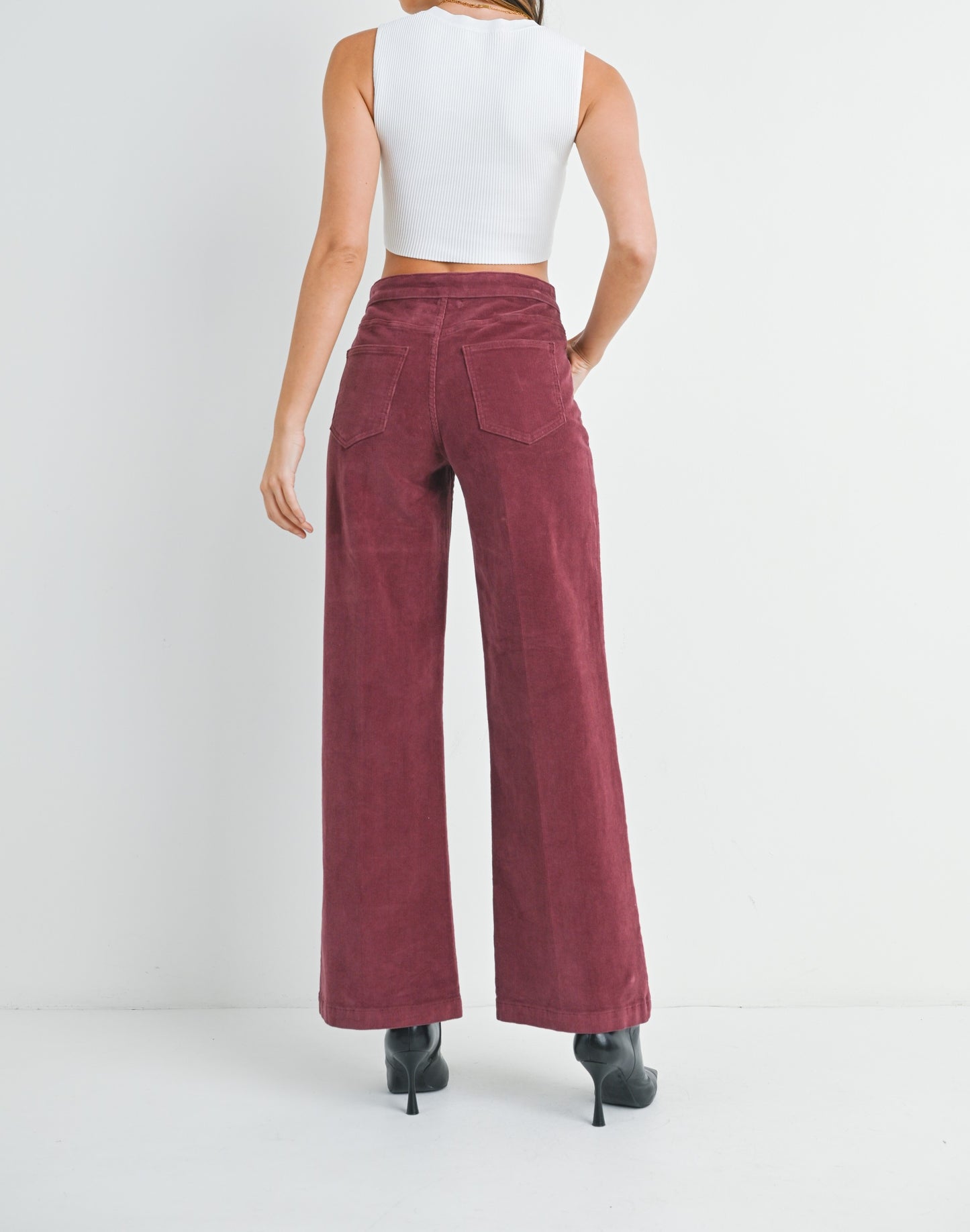 Corduroy Patched Pants