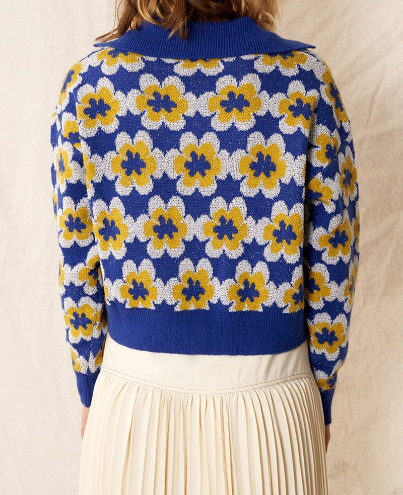 Yellow Flower Sweater
