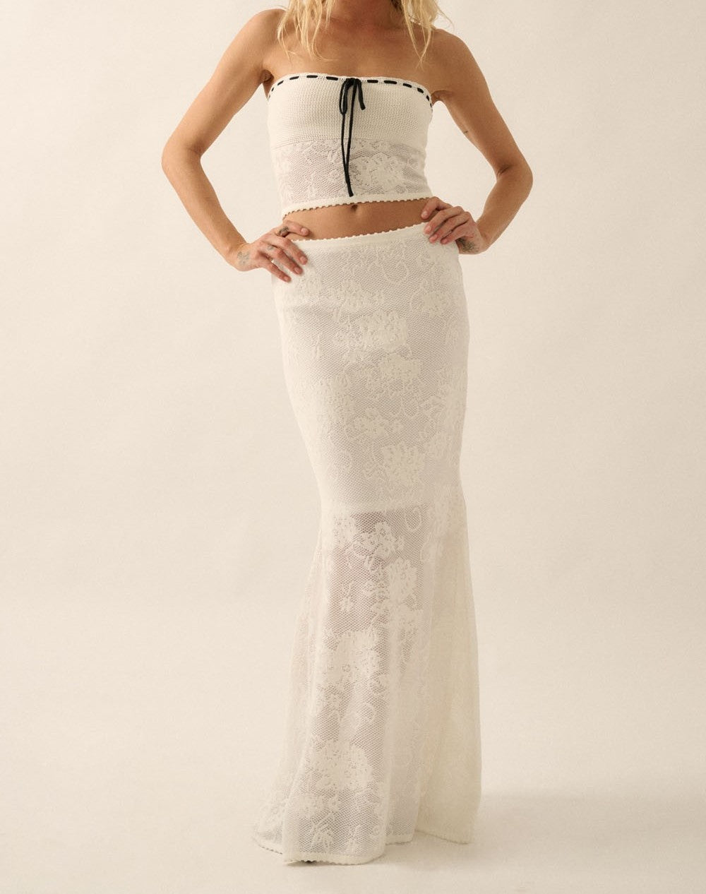 Crochet Lace Skirt