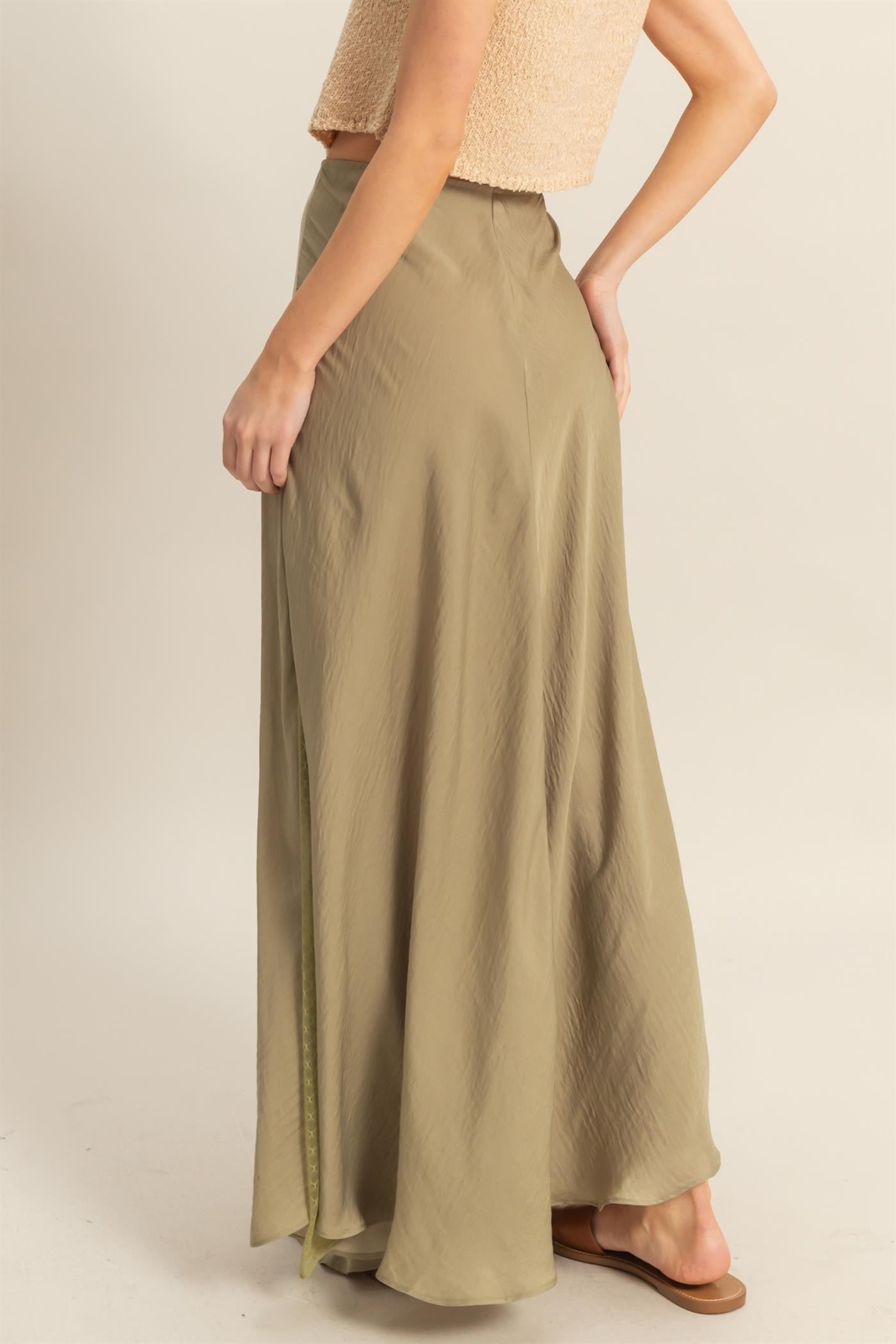 Bea Satin Skirt