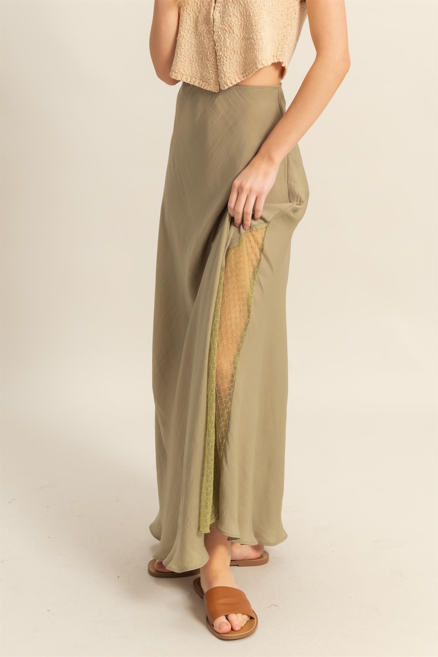 Bea Satin Skirt
