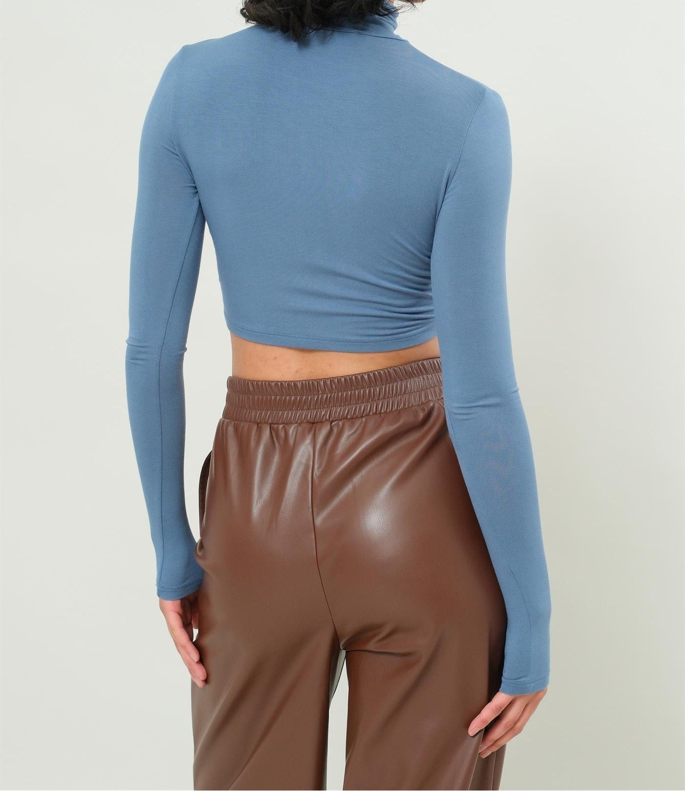 Sleek Turtleneck Top