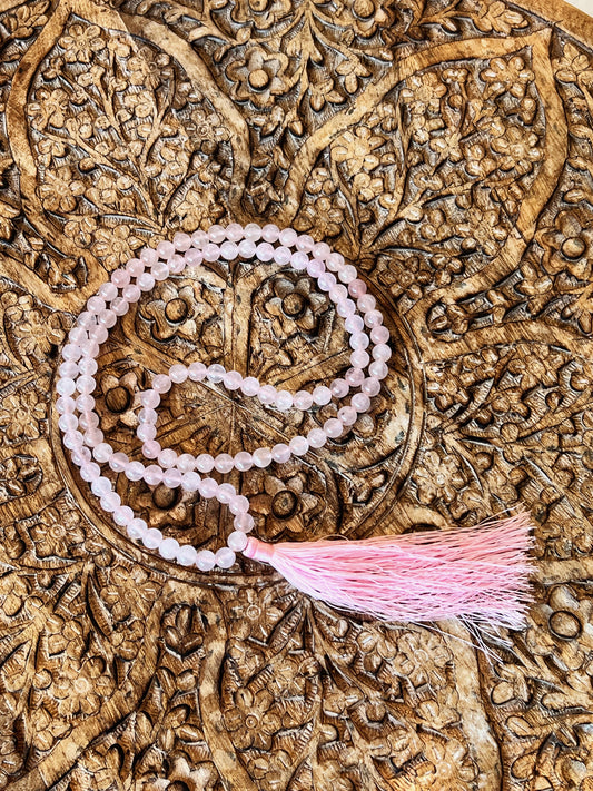 Rose Quartz Prayer Beads