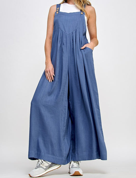 Loose Fit Overalls