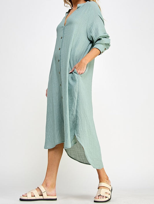 Mid Shirt Dress