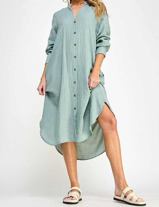Mid Shirt Dress