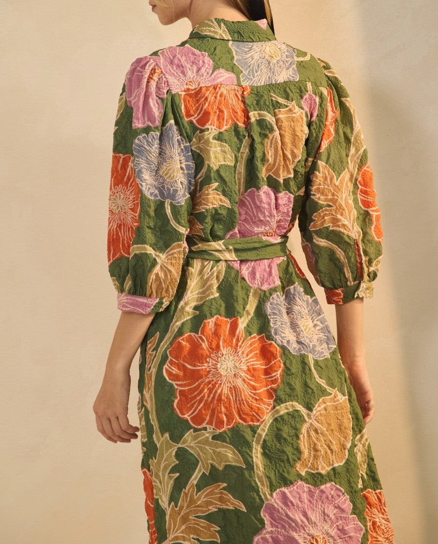 Floral Shirt Dress