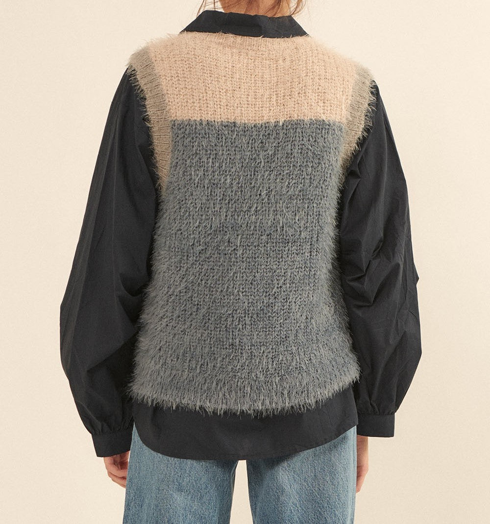 Blue Navy Vest