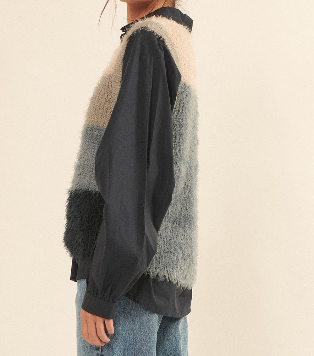 Blue Navy Vest