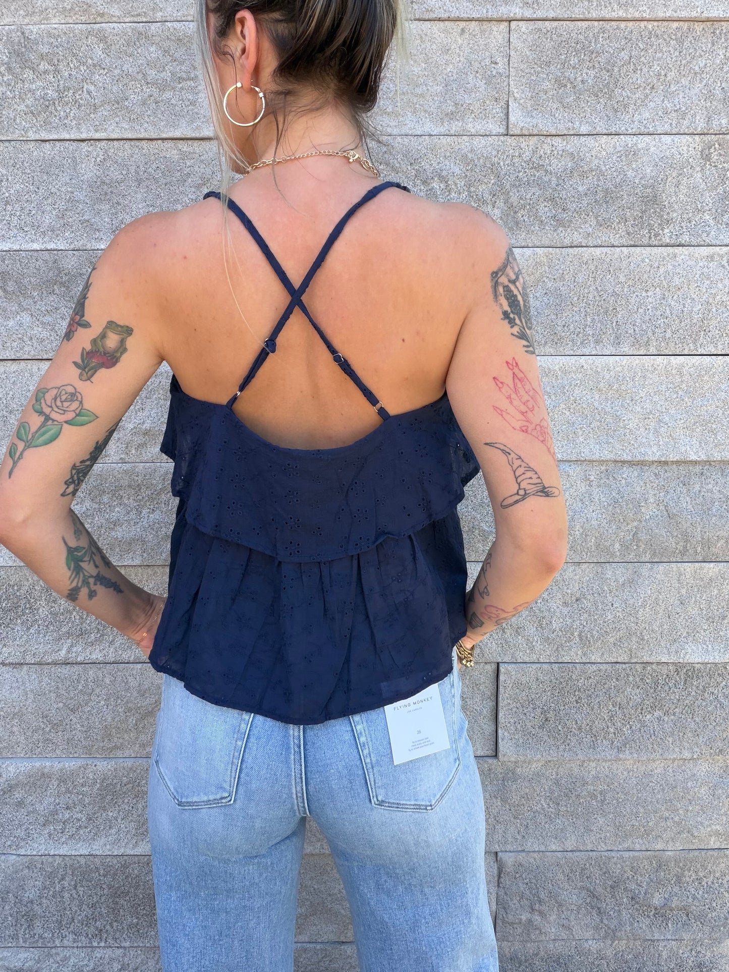 Tiered Floral Top