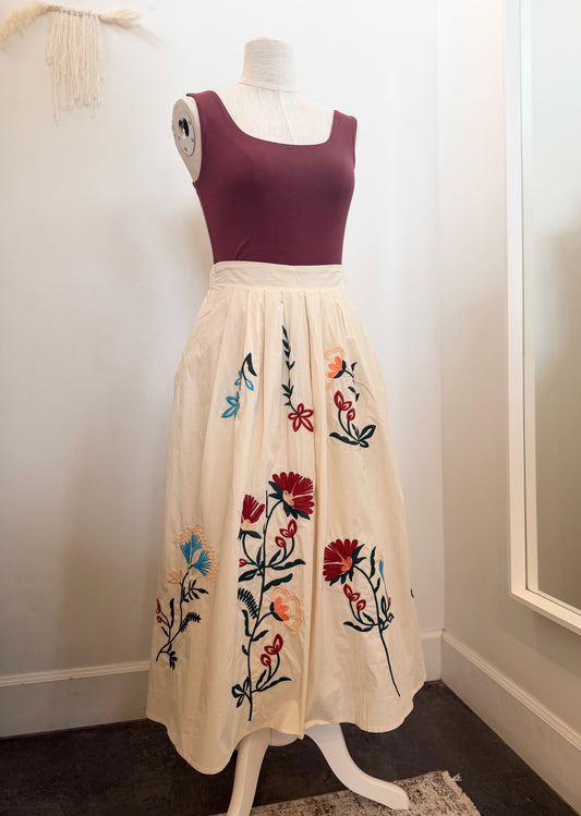 Embroidered Skirt
