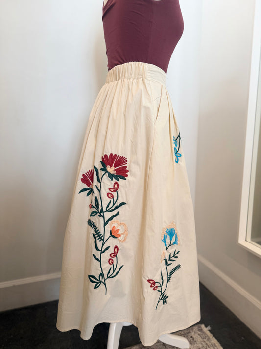 Embroidered Skirt