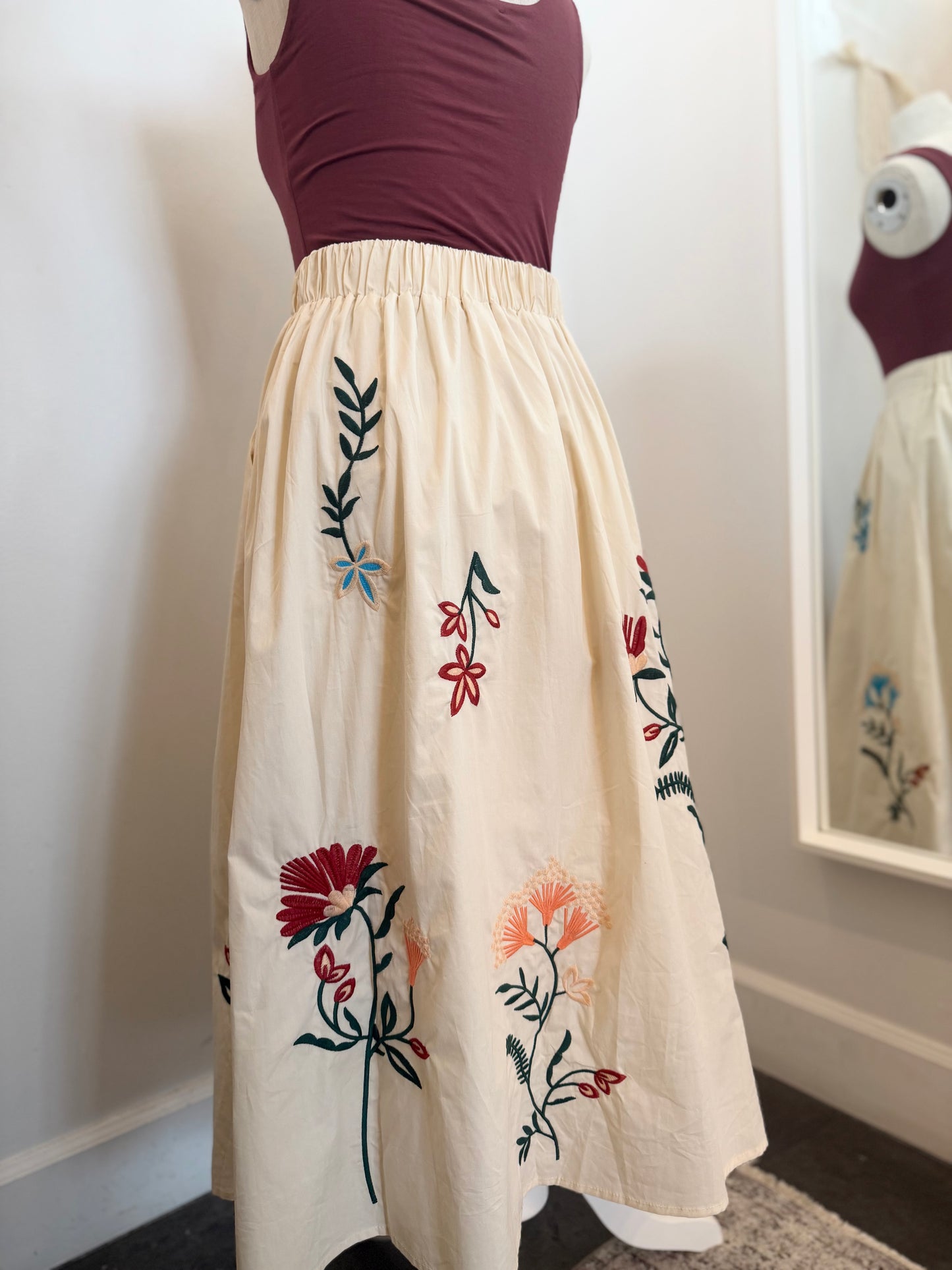 Embroidered Skirt
