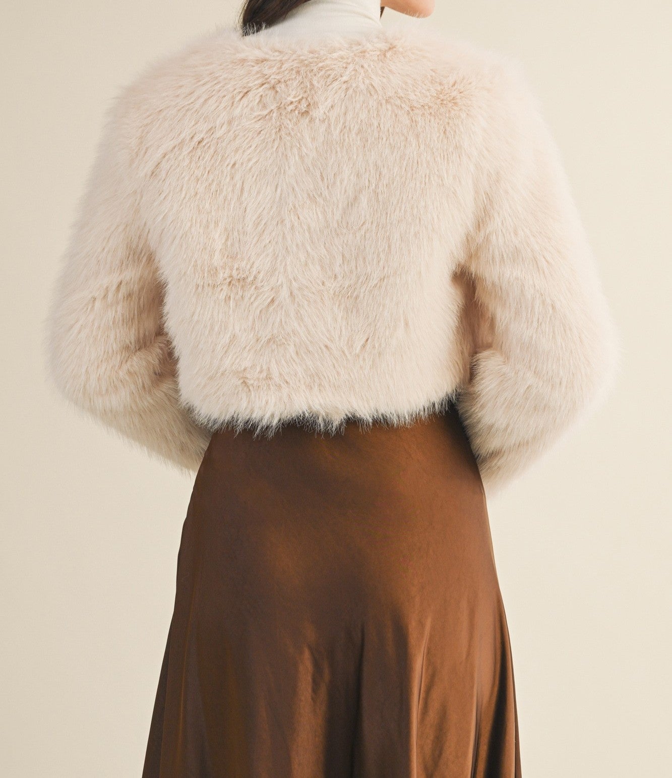 Cropped Fur Jacket