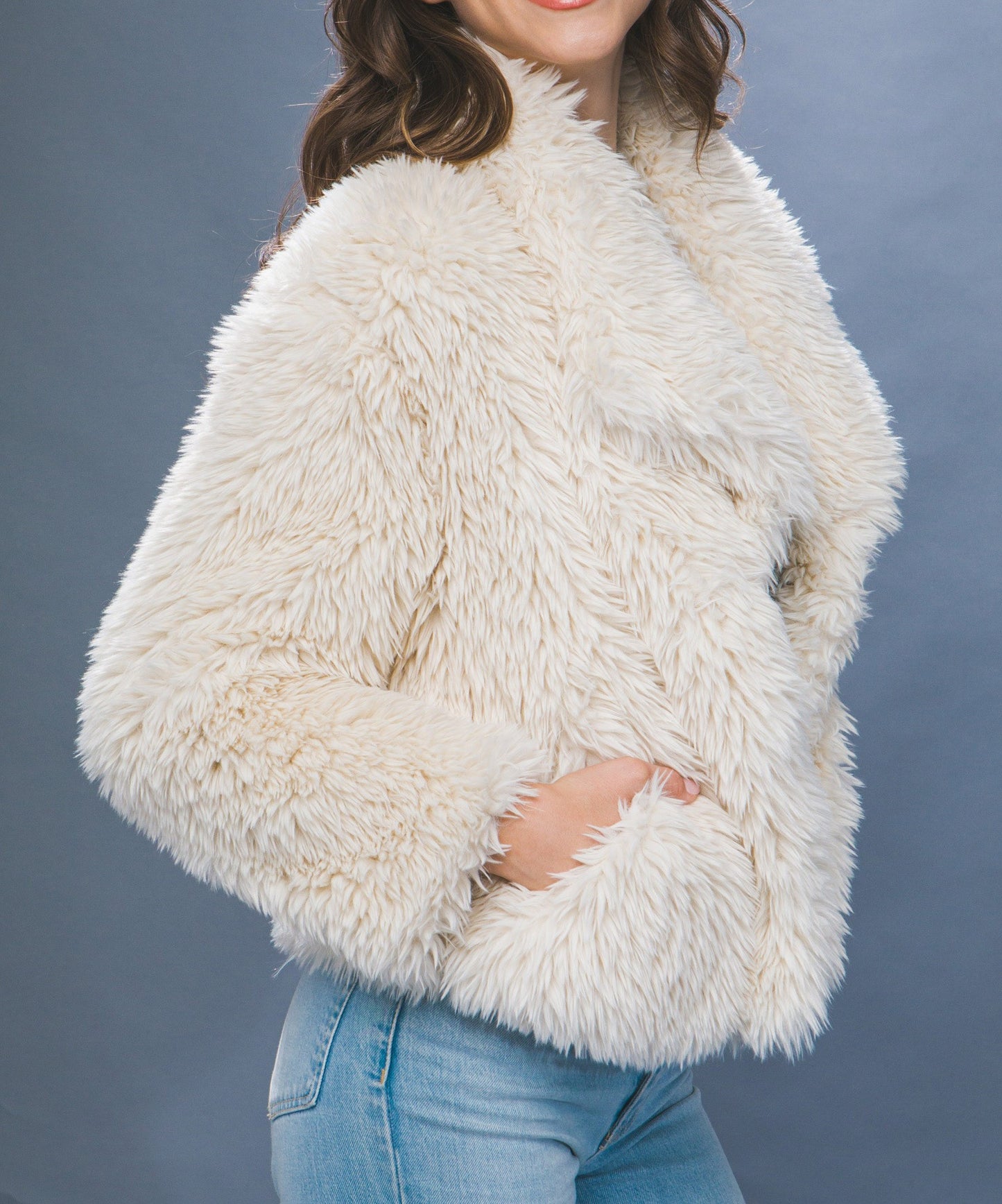 Fur Midi Jacket