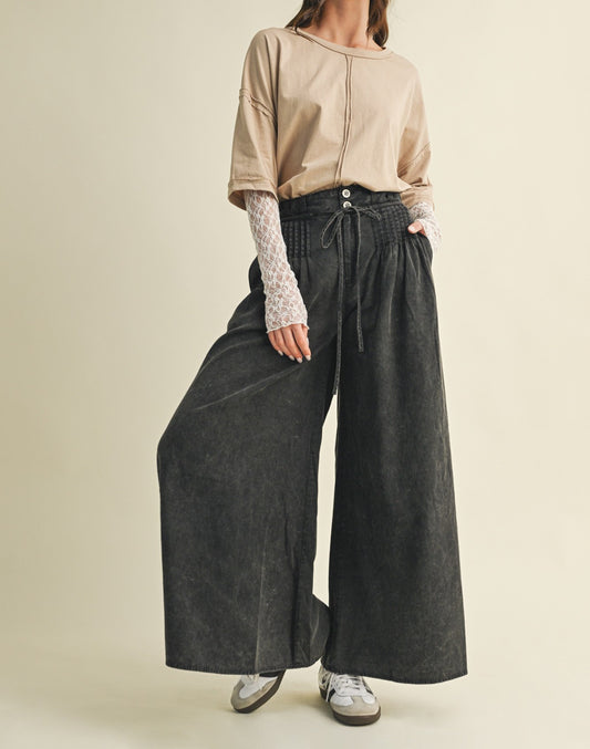 Pintuck Pants