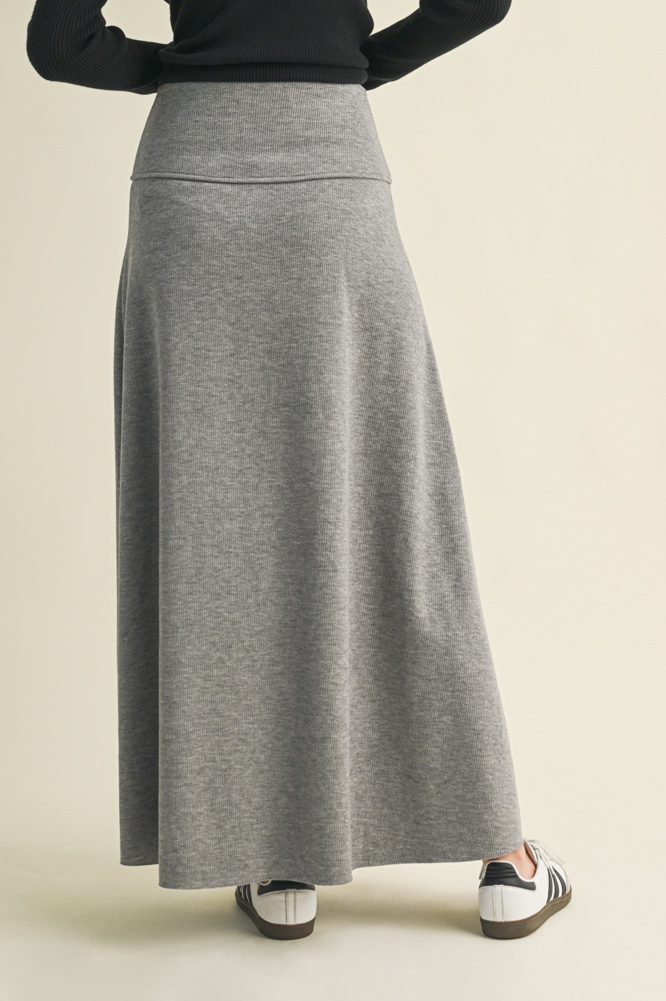 Rib Maxi Skirt