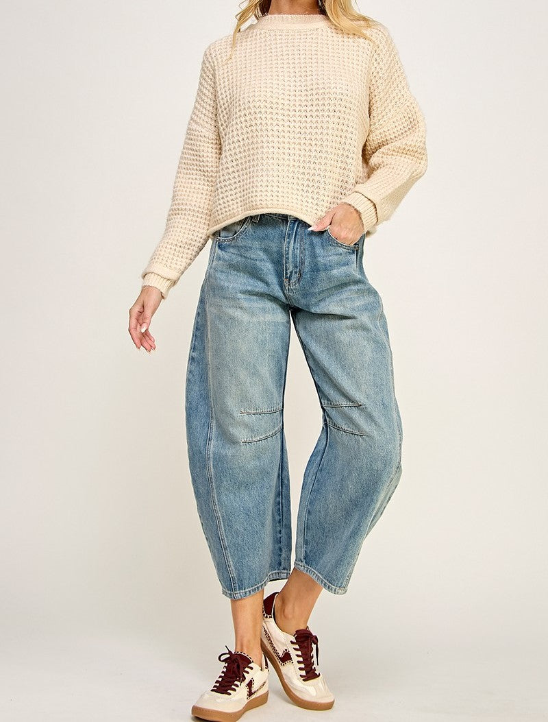 Waffle Sweater