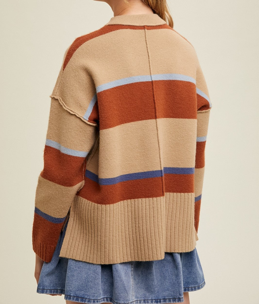 Rustic Wave Sweater