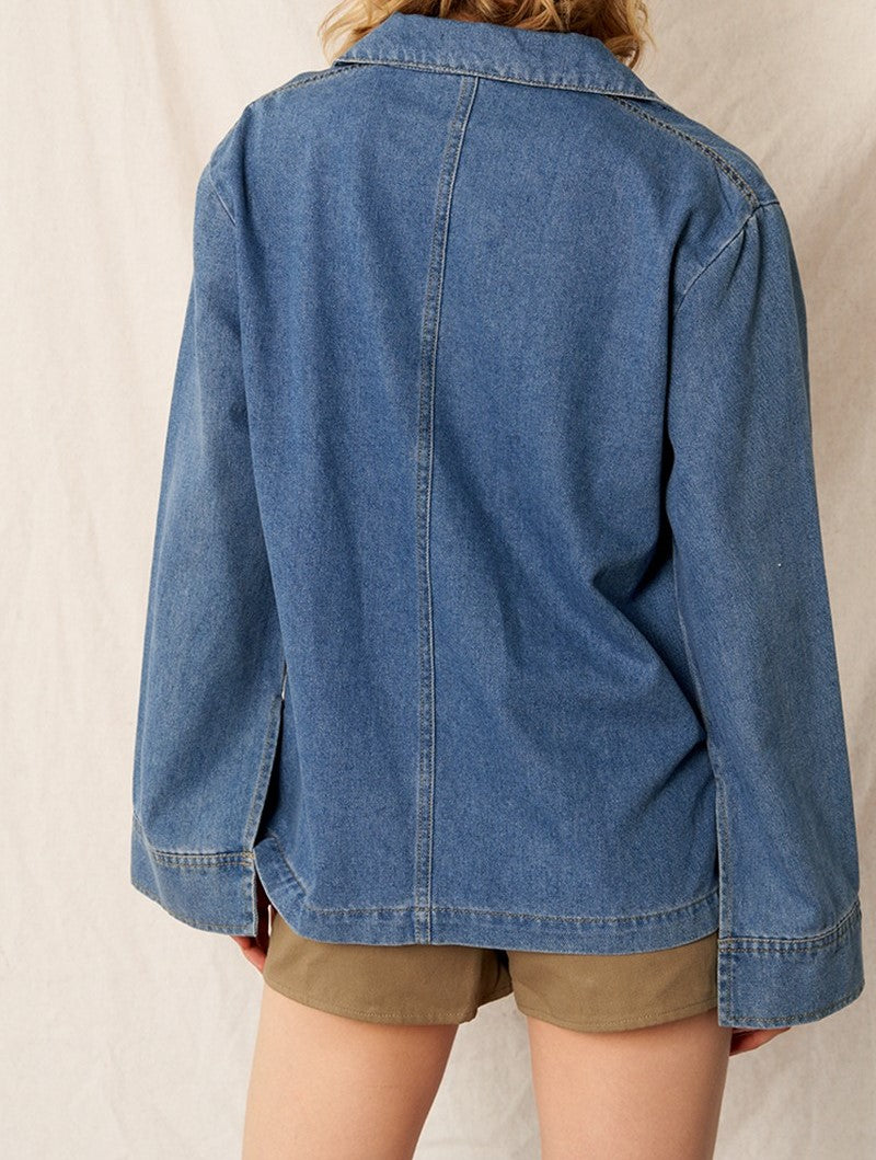 Gena Denim Top