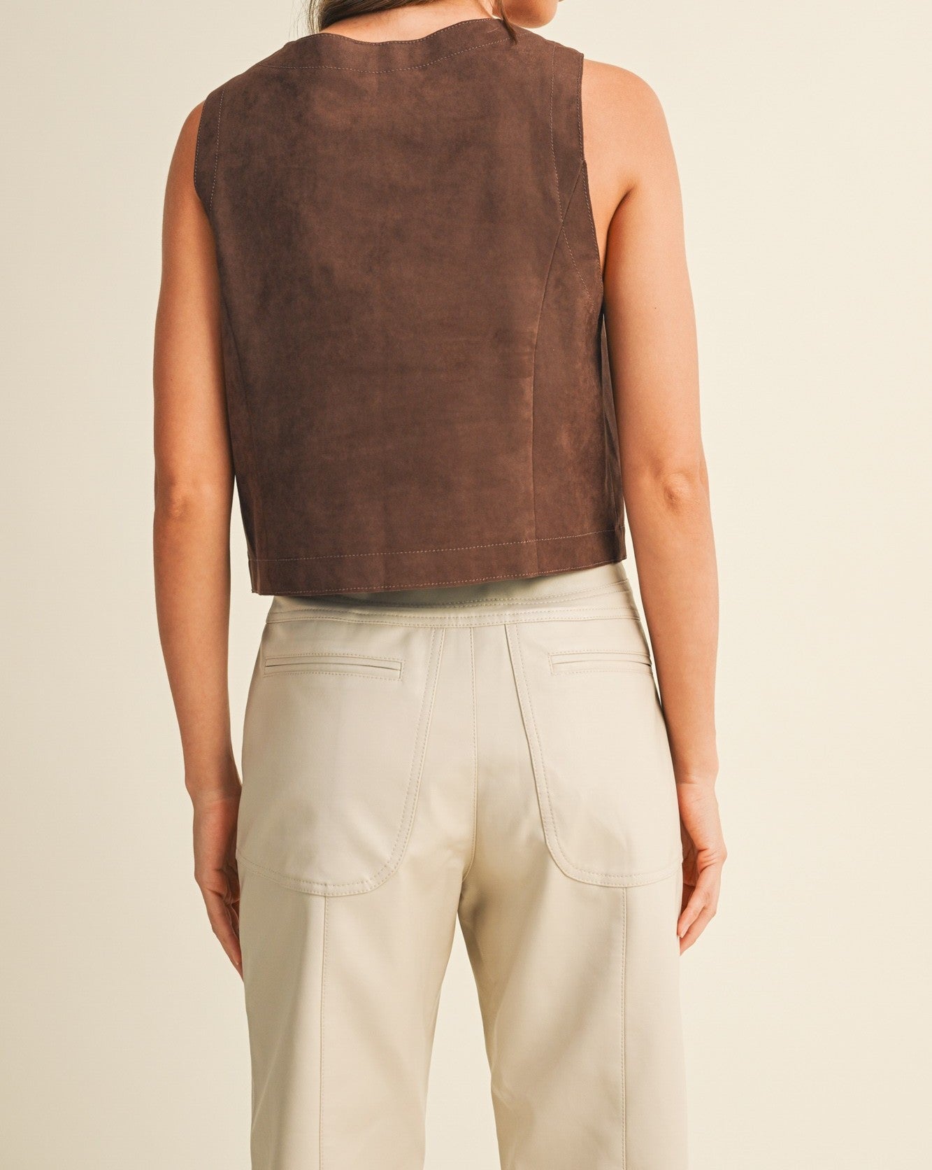 Suede Vest