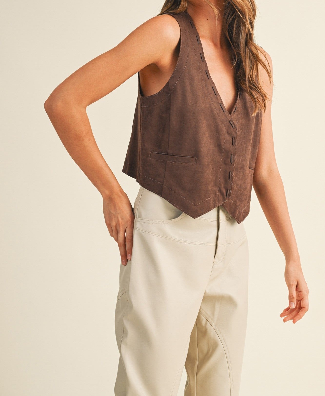Suede Vest