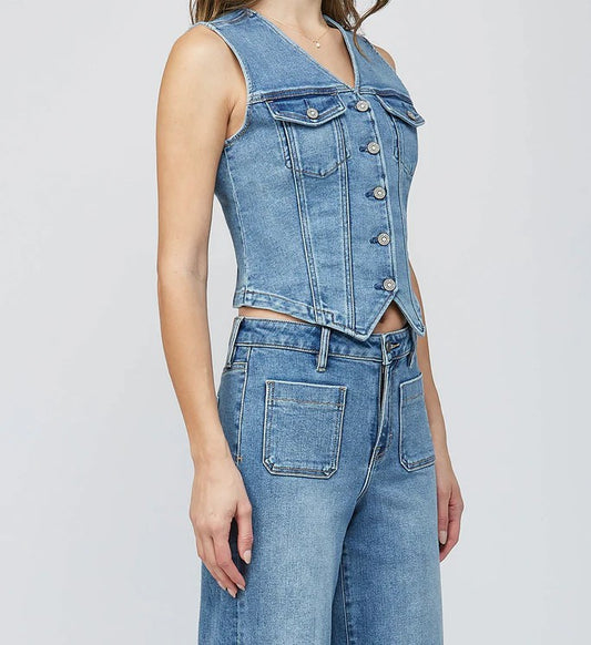 Rebel Denim Vest