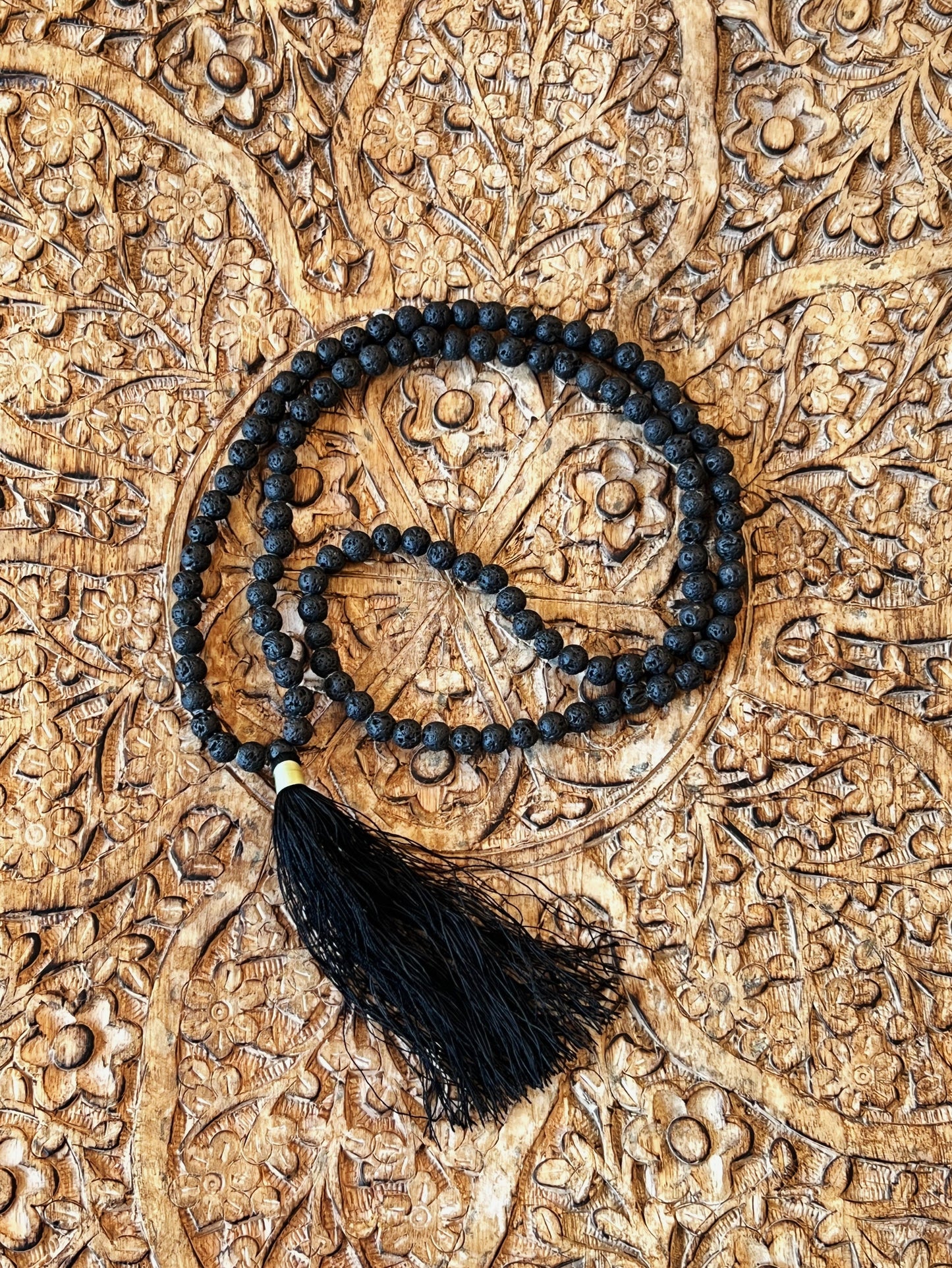 Lava Stone Prayer Beads