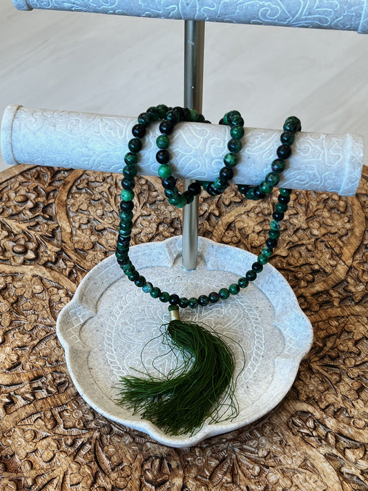 Ruby Zoisite Prayer Beads